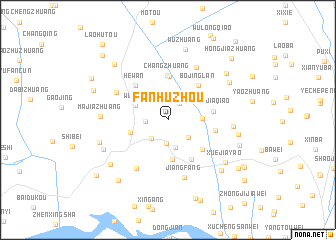 map of Fanhuzhou