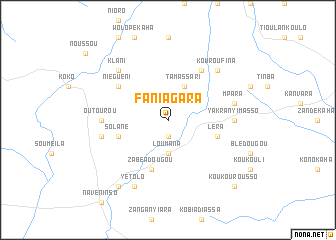 map of Faniagara