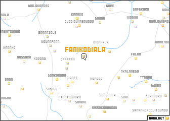 map of Fanikodiala