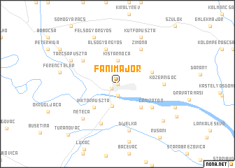 map of Fánimajor