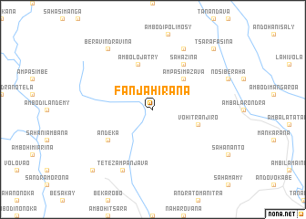 map of Fanjahirana