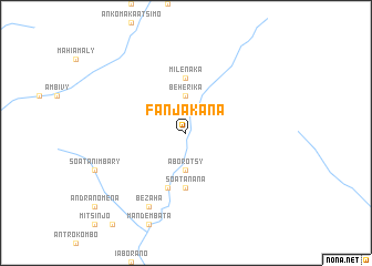 map of Fanjakana