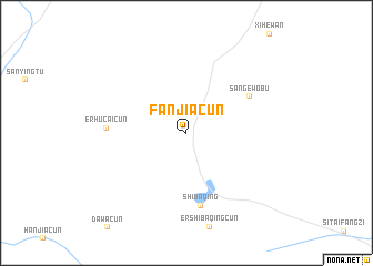 map of Fanjiacun