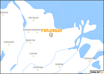 map of Fanjiadun
