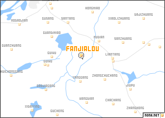 map of Fanjialou