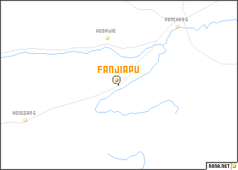 map of Fanjiapu