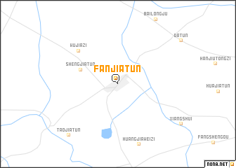 map of Fanjiatun