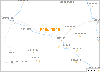 map of Fanjiawan