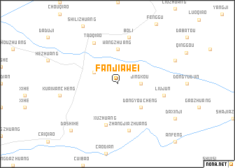 map of Fanjiawei