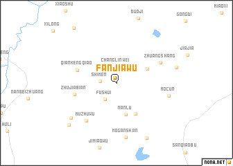 map of Fanjiawu