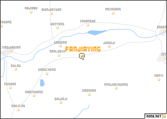 map of Fanjiaying