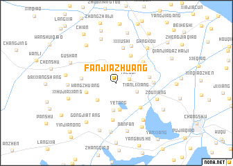 map of Fanjiazhuang