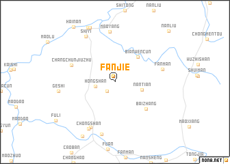 map of Fanjie