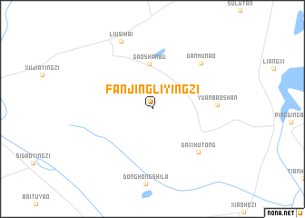 map of Fanjingliyingzi