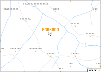 map of Fankama