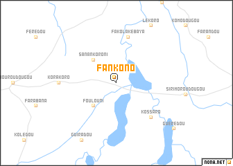 map of Fankono