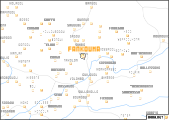 map of Fankouma