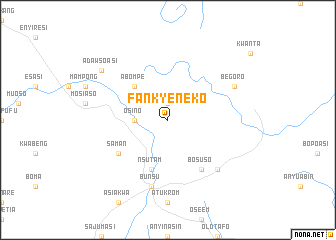 map of Fankyeneko