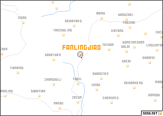 map of Fanlingjiao