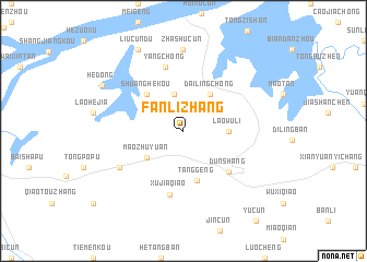 map of Fanlizhang