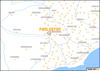 map of Fanluotan