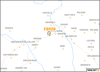 map of Fanna