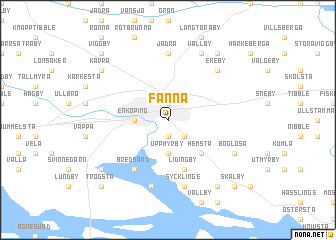 map of Fanna