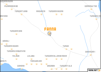 map of Fanna