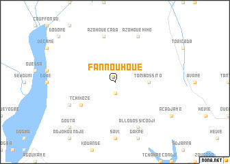 map of Fannouhoué