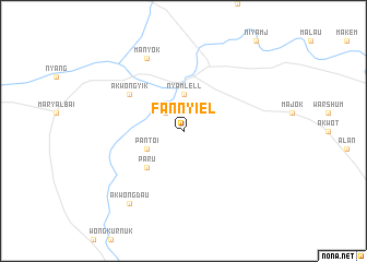 map of Fan Nyiel