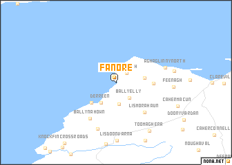 map of Fanore