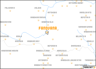 map of Fanovana