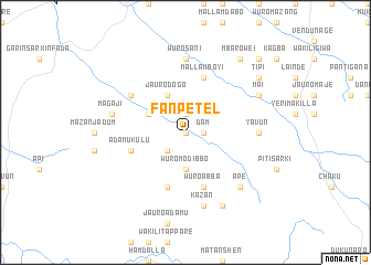 map of Fan Petel