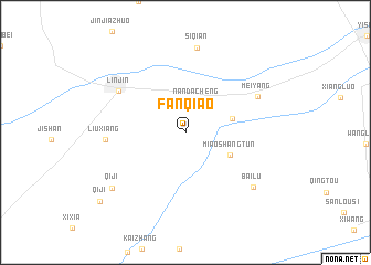 map of Fanqiao