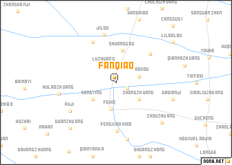map of Fanqiao