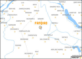 map of Fanqiao