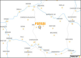 map of Fansai