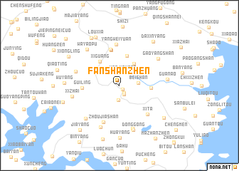 map of Fanshanzhen