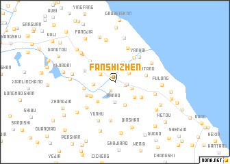 map of Fanshizhen