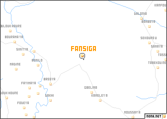 map of Fansiga