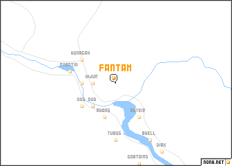 map of Fantam