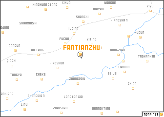 map of Fantianzhu