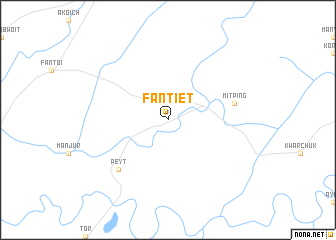 map of Fan Tiet