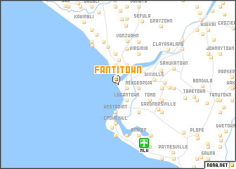 map of Fanti Town