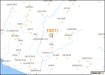 map of Fanti