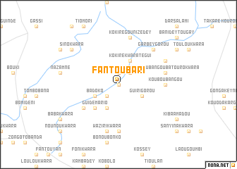 map of Fantoubari