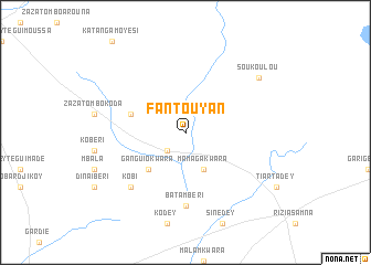 map of Fantouyan