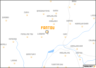 map of Fantou