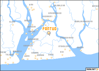 map of Fantuo