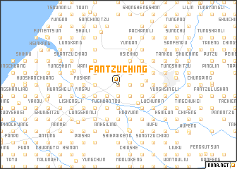 map of Fan-tzu-ching